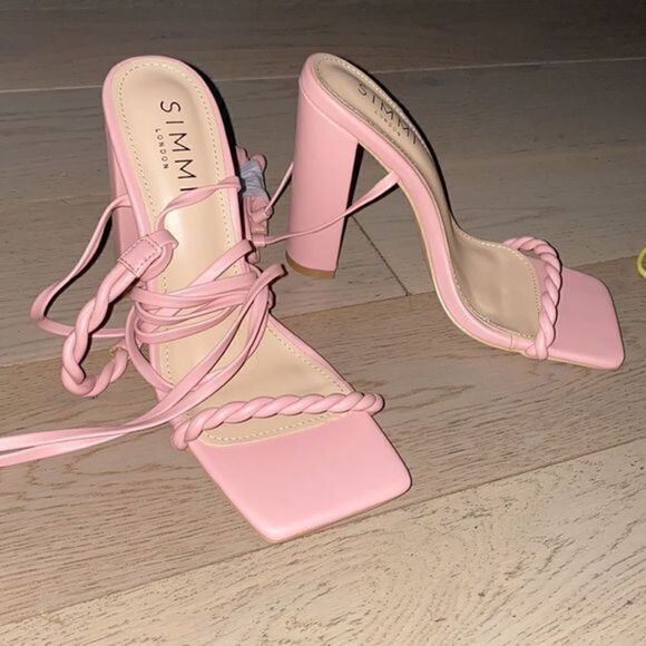 Simmi London Shoe Bundle.‎ Square Toe Chunky Heels Size 6 - Picture 4 of 6